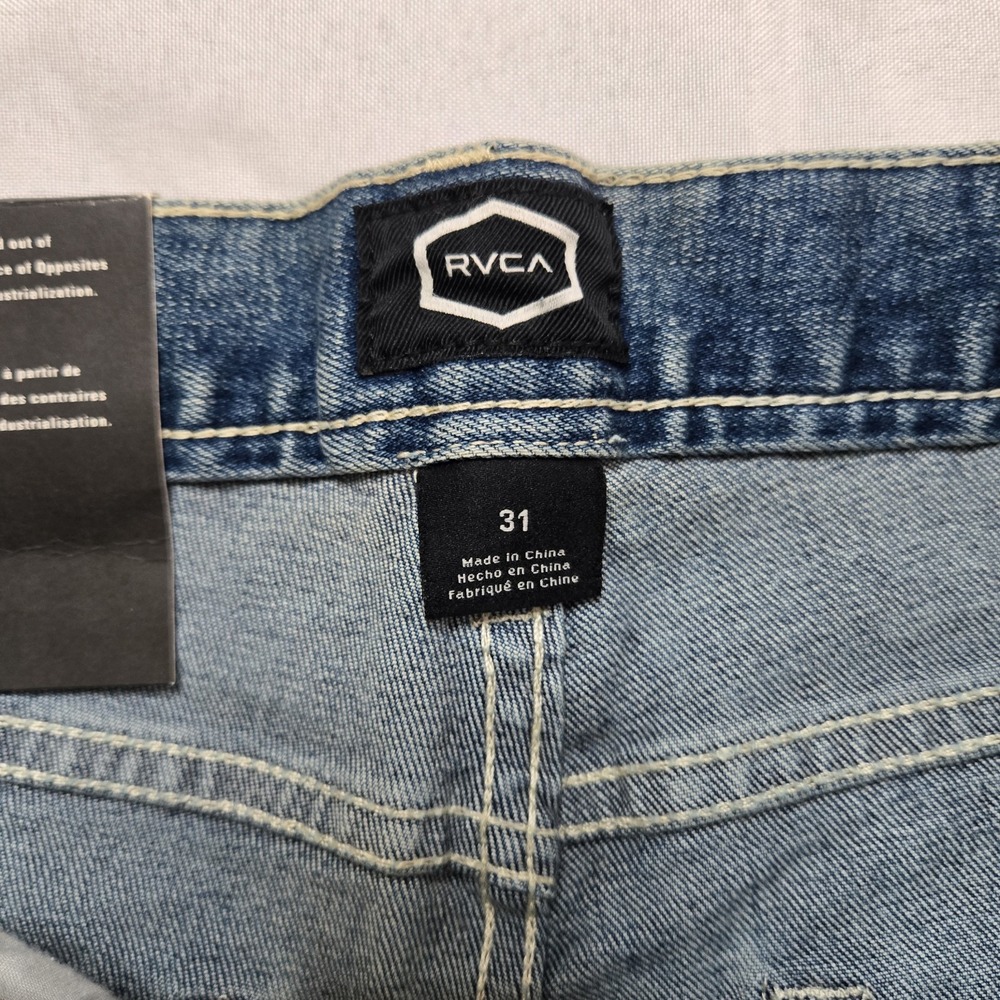 RVCA Rockers  Skinny Fit Jeans Men's‎  Size 31 X 32 New With Tags Denim Pants - Picture 3 of 11